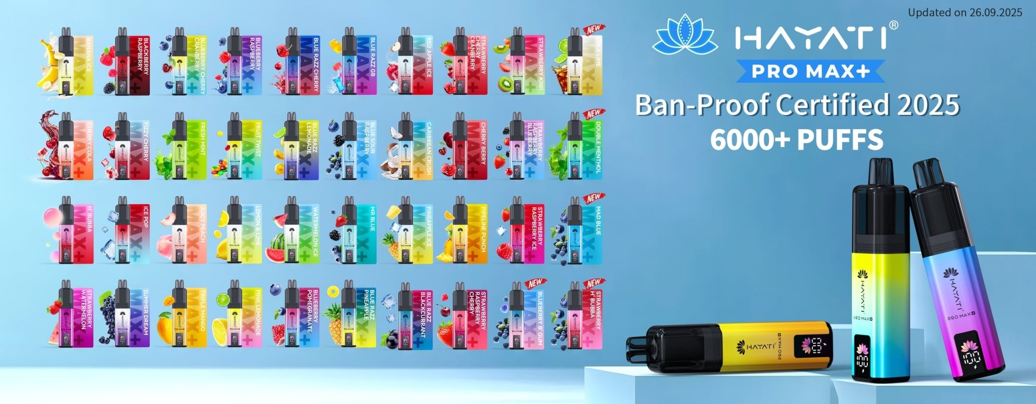 Hayati pro max+ 6000 prefilled pod vape kit - Sssvapes.co.ukSssvapes.co.uk