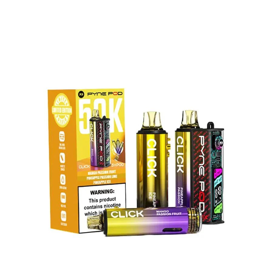Pyne Pod Click 50K Vape Kit - Box of 5 - Sssvapes.co.ukPYNE