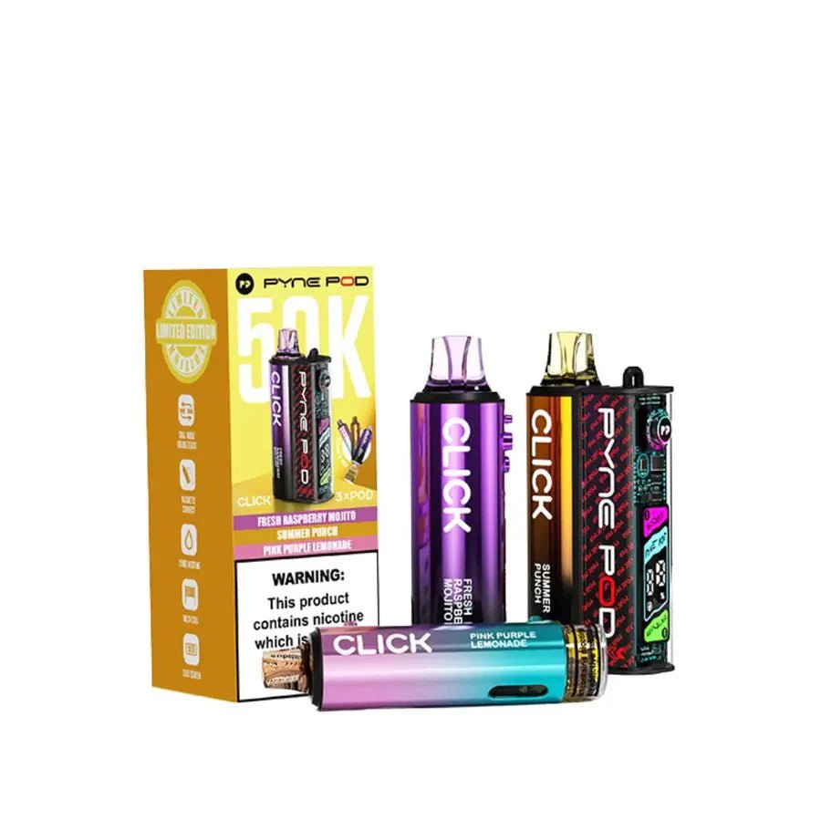 Pyne Pod Click 50K Vape Kit - Box of 5 - Sssvapes.co.ukPYNE
