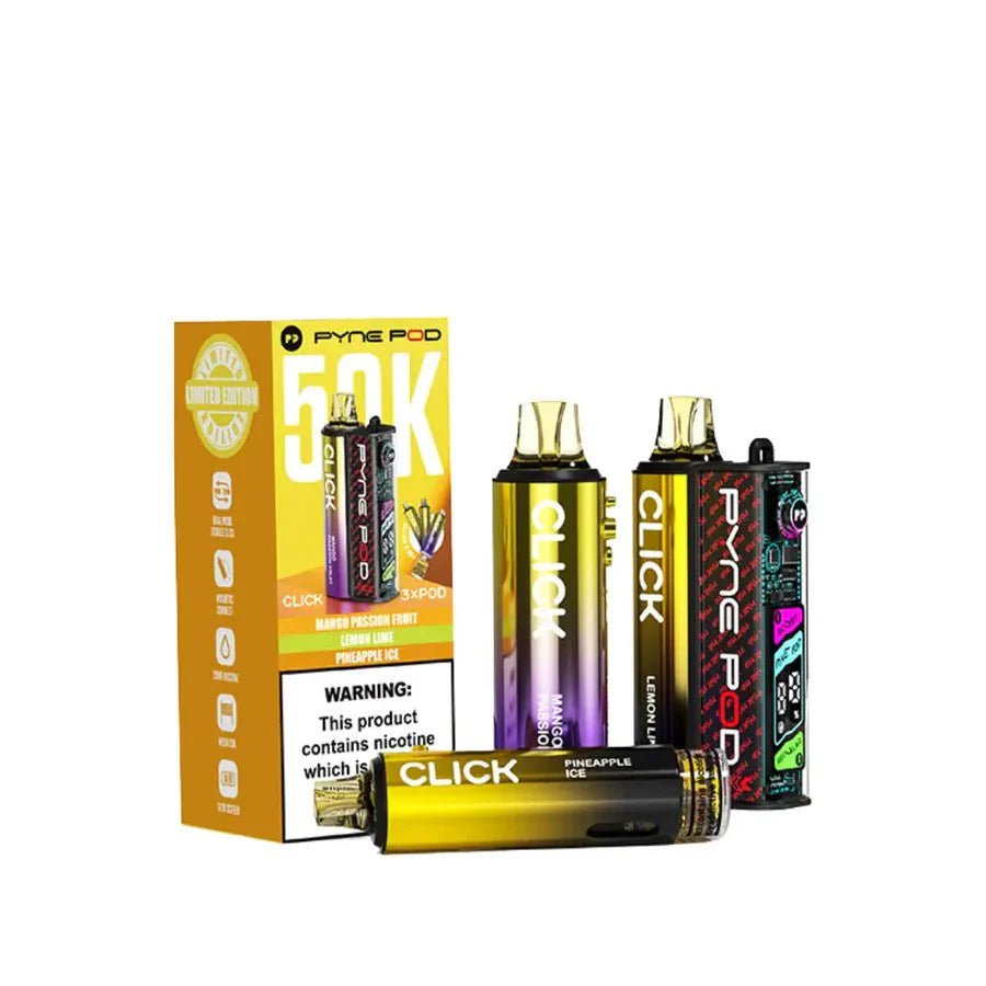Pyne Pod Click 50K Vape Kit - Box of 5 - Sssvapes.co.ukPYNE