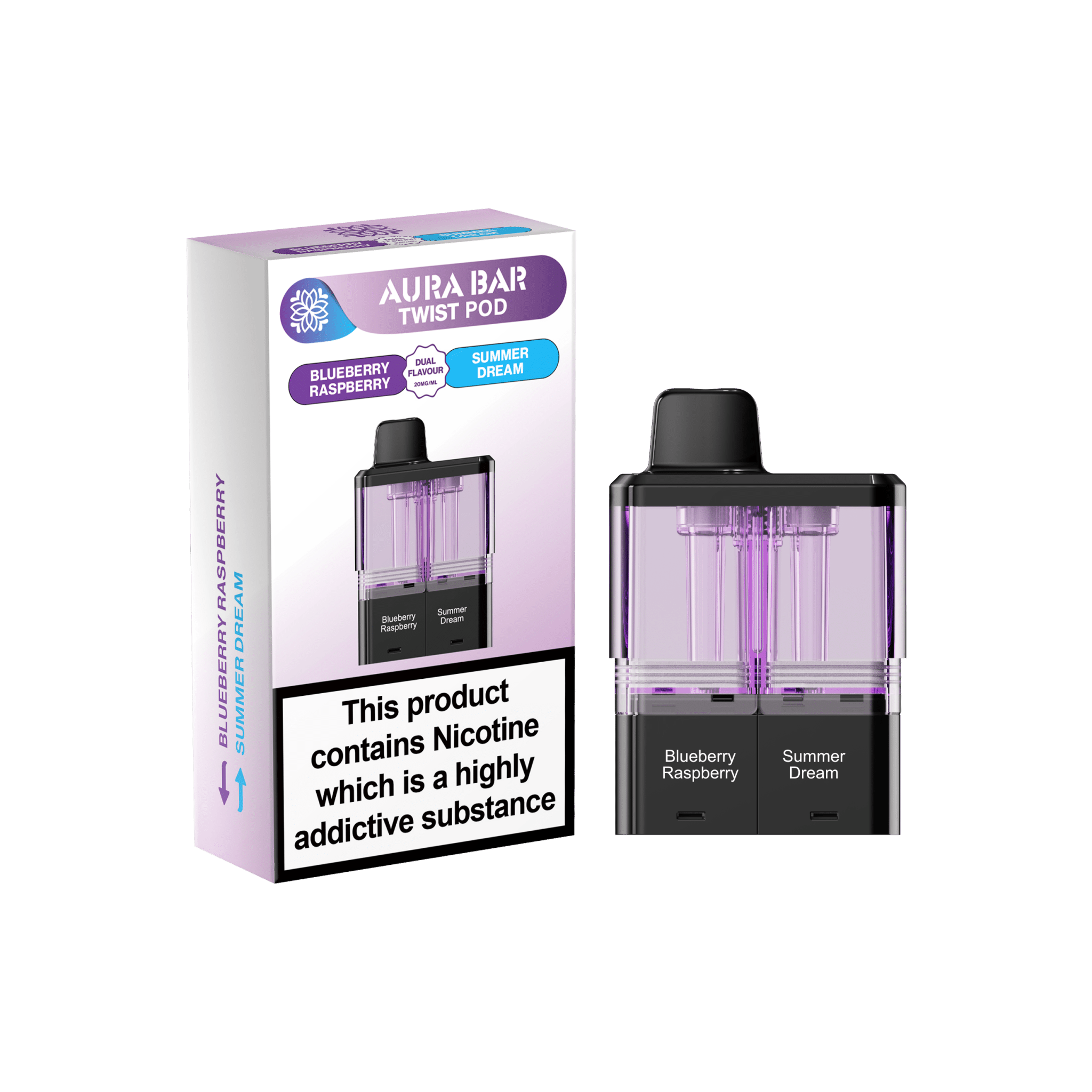 Aura Bar Twist 40k Replacement Pods - Sssvapes.co.ukAura Bar