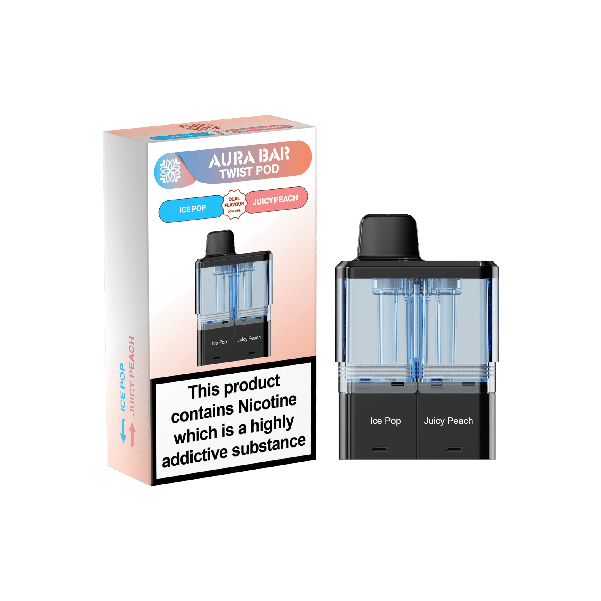 Aura Bar Twist 40k Replacement Pods - Sssvapes.co.ukAura Bar