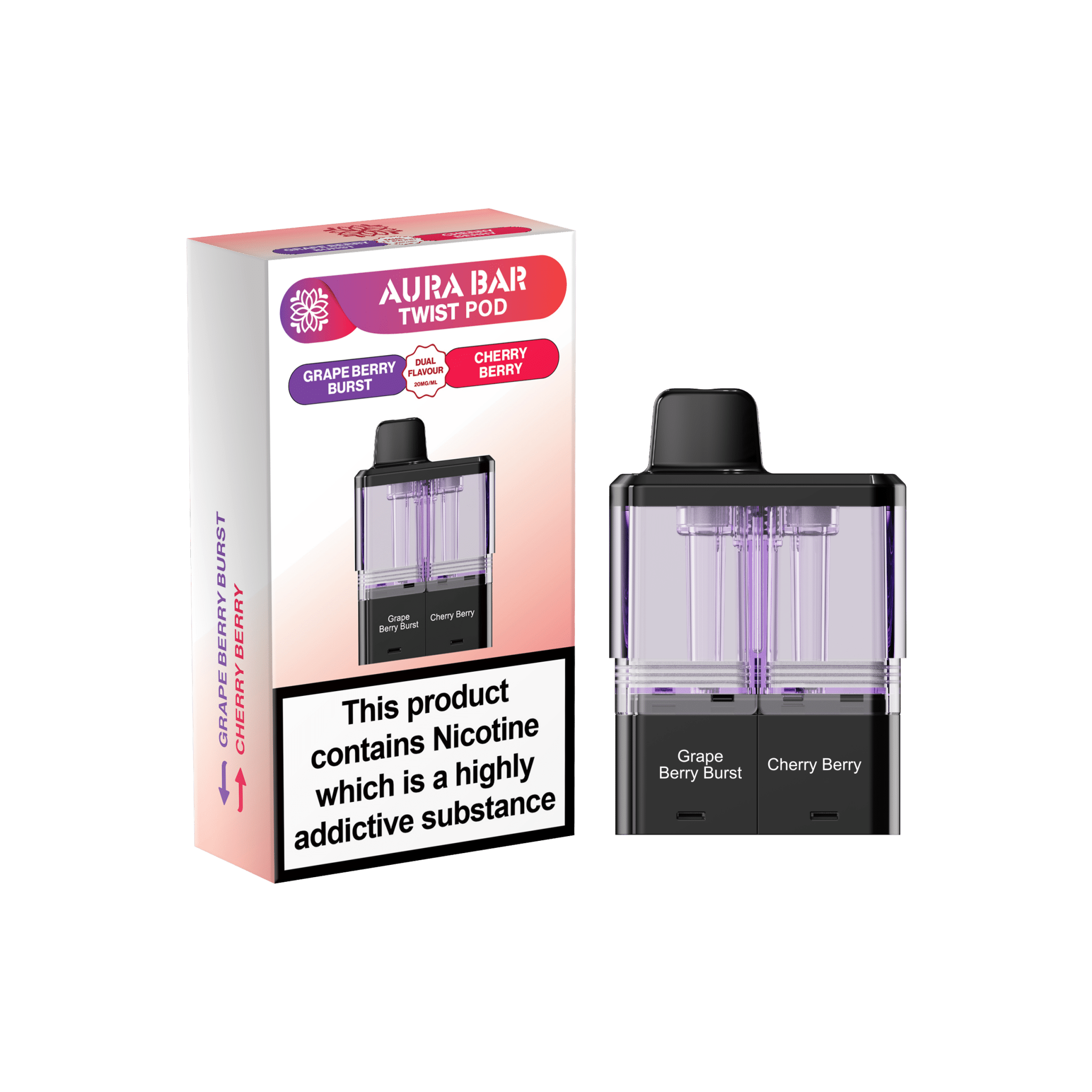 Aura Bar Twist 40k Replacement Pods - Sssvapes.co.ukAura Bar